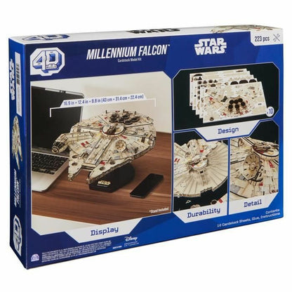Set de Construcție Star Wars Millennium Falcon 223 piezas 43 x 31,4 x 22,4 cm Gri Multicolor - Jucarii si jocuri
