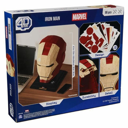 Set de Construcție Marvel Iron Man 96 Piese 24,6 x 19 x 30 cm Multicolor - Jucarii si jocuri