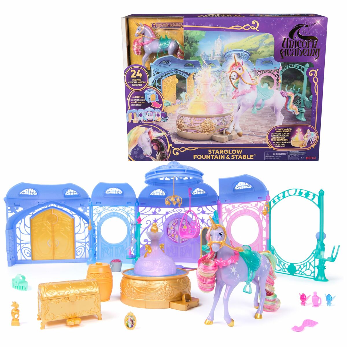 Figurine de Acțiune Spin Master Unicorn Academy Unicorn - Jucarii si jocuri, Păpuși și figurine