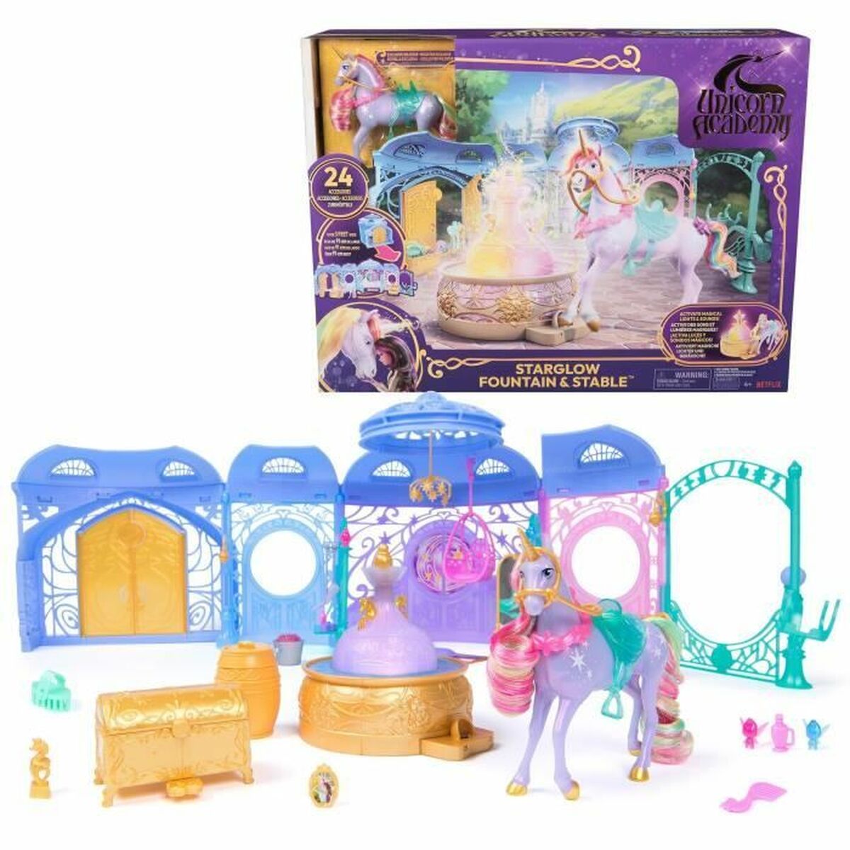 Figurine de Acțiune Spin Master Unicorn Academy Unicorn - Jucarii si jocuri, Păpuși și figurine