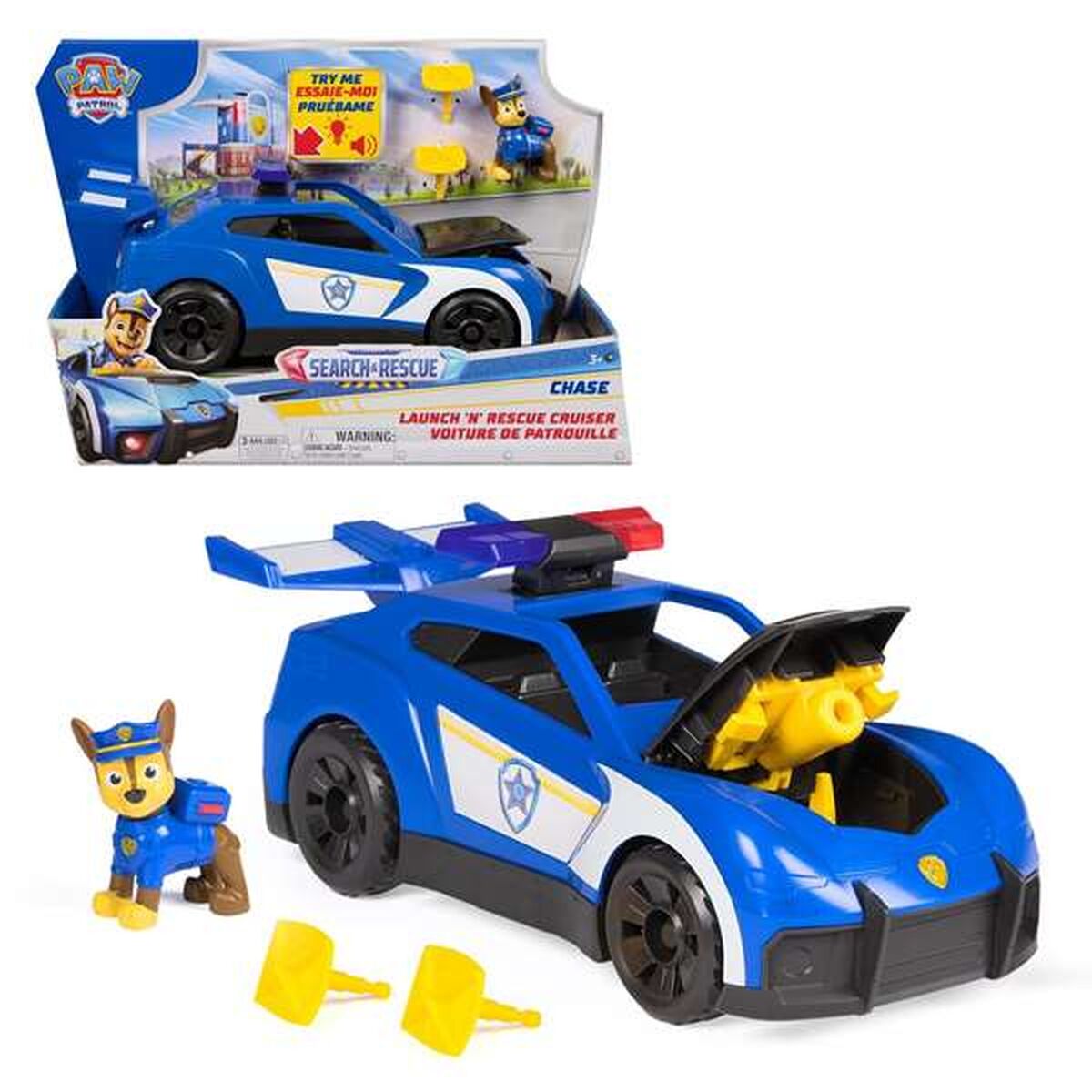 Mașină Spin Master Albastru (4 Unități) - Jucarii si jocuri, Vehicule