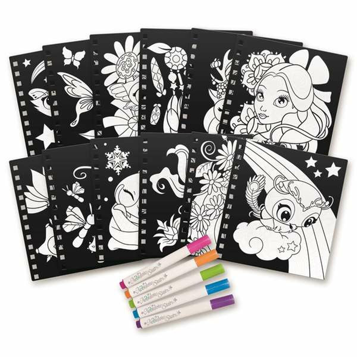 Bloc cu Desene pentru Colorat Hape - Jucarii si jocuri, Activități creative