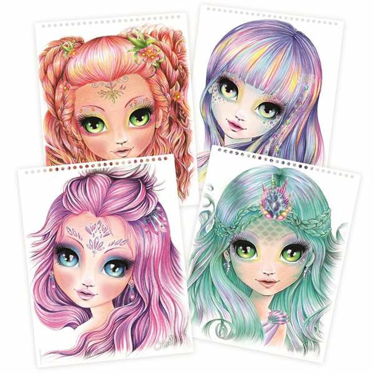 Bloc cu Desene pentru Colorat Hape - Jucarii si jocuri, Activități creative