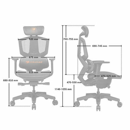 Scaun Gaming Cougar Argo One Portocaliu - Acasă și bucătărie, Mobilă