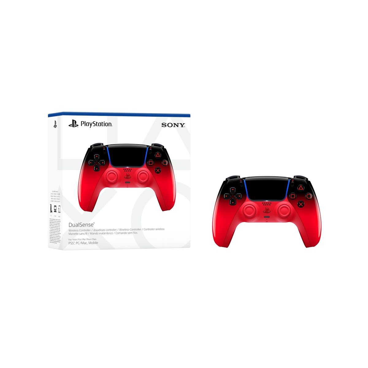 Telecomandă PS5 DualSense Sony DUALSENSE TECHNO RED ED LIM Roșu - Electronică, Joc video