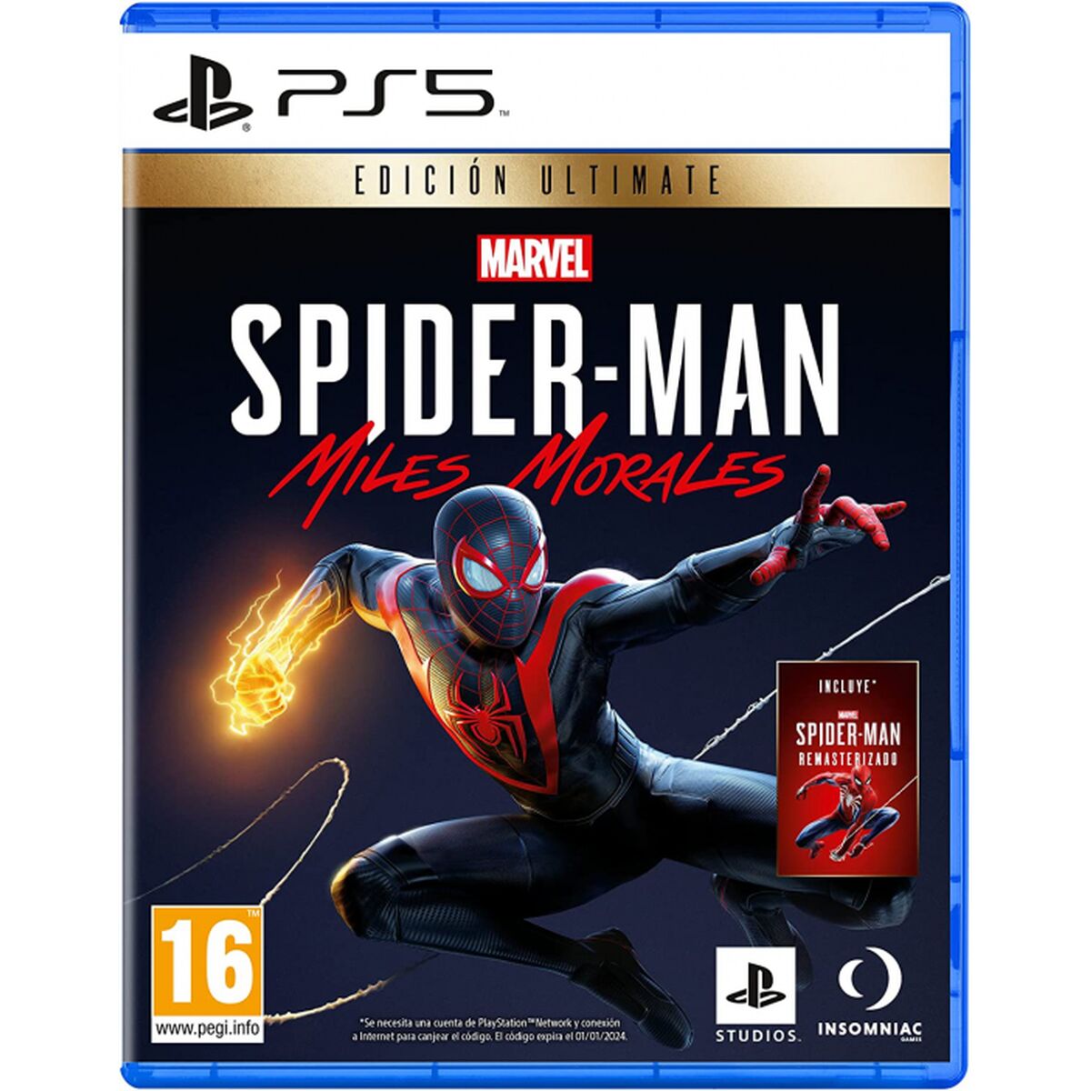 Joc video PlayStation 5 Sony MARVEL SPIDERMAN MILES MORALES ULT ED - Electronică, Joc video