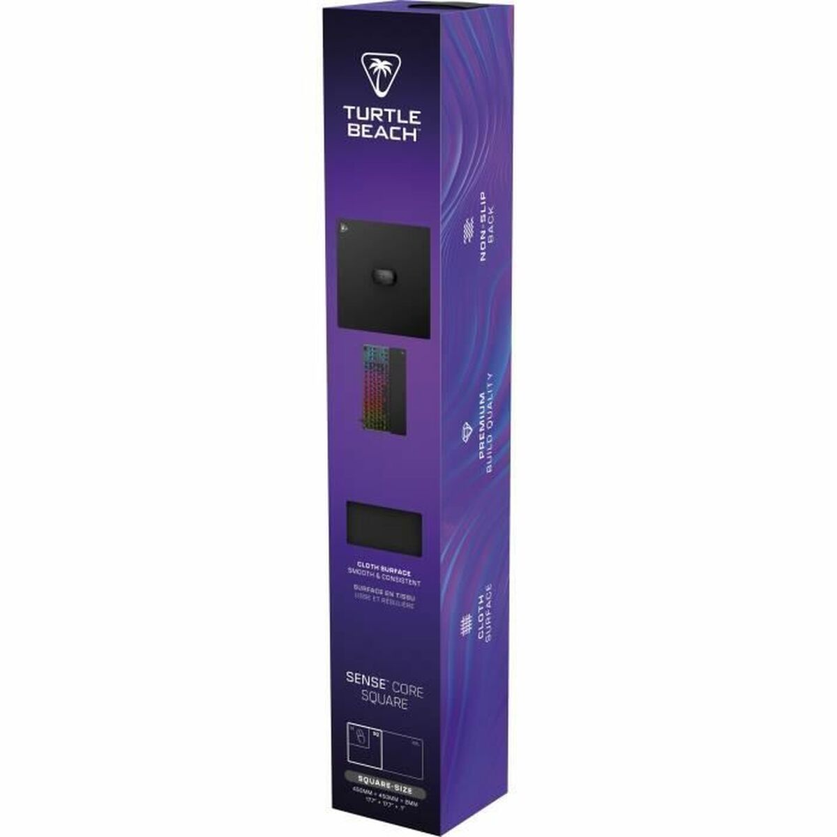 Covoraș de șoarece Turtle Beach SenseCore Square Negru - Tehnică de calcul, Accesorii