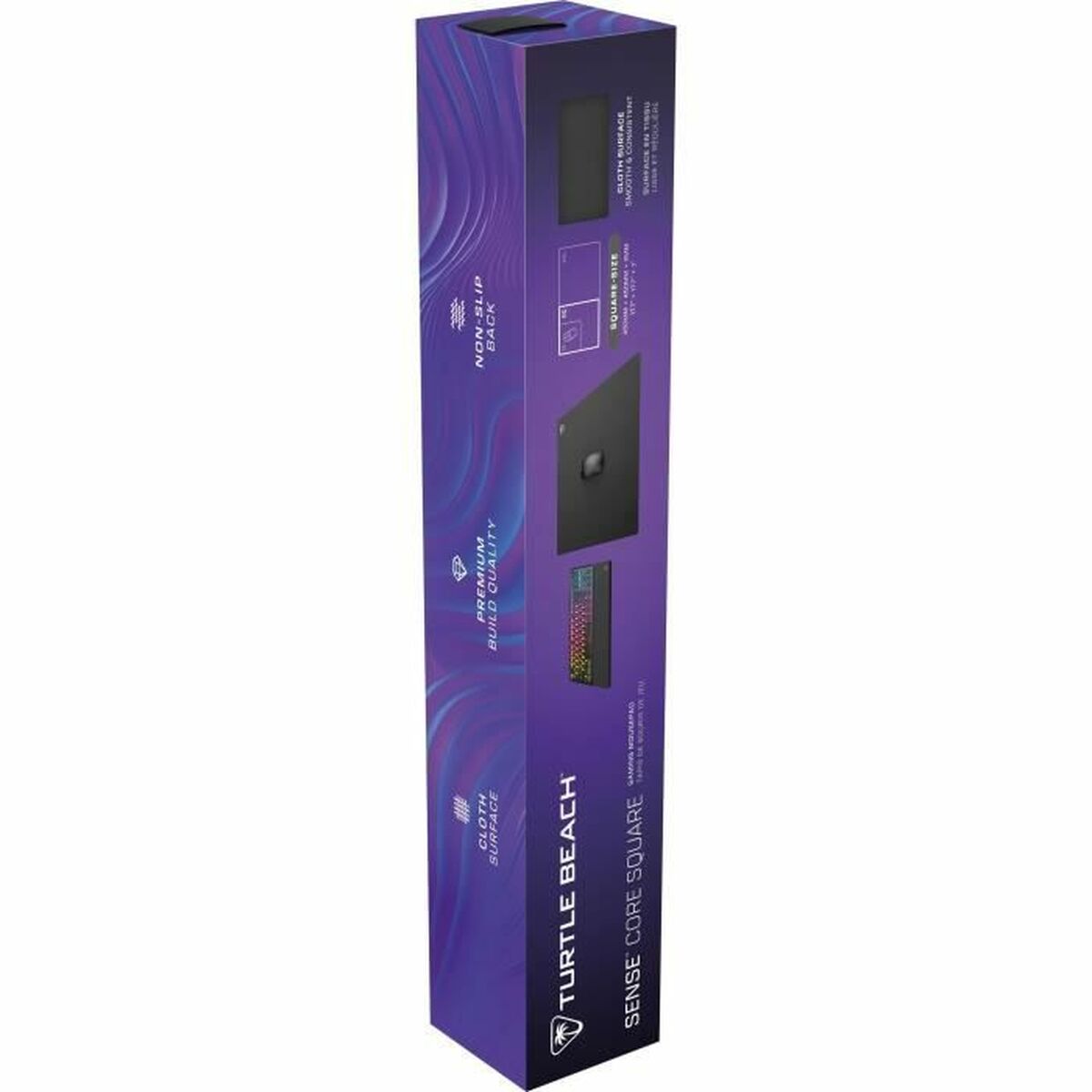 Covoraș de șoarece Turtle Beach SenseCore Square Negru - Tehnică de calcul, Accesorii