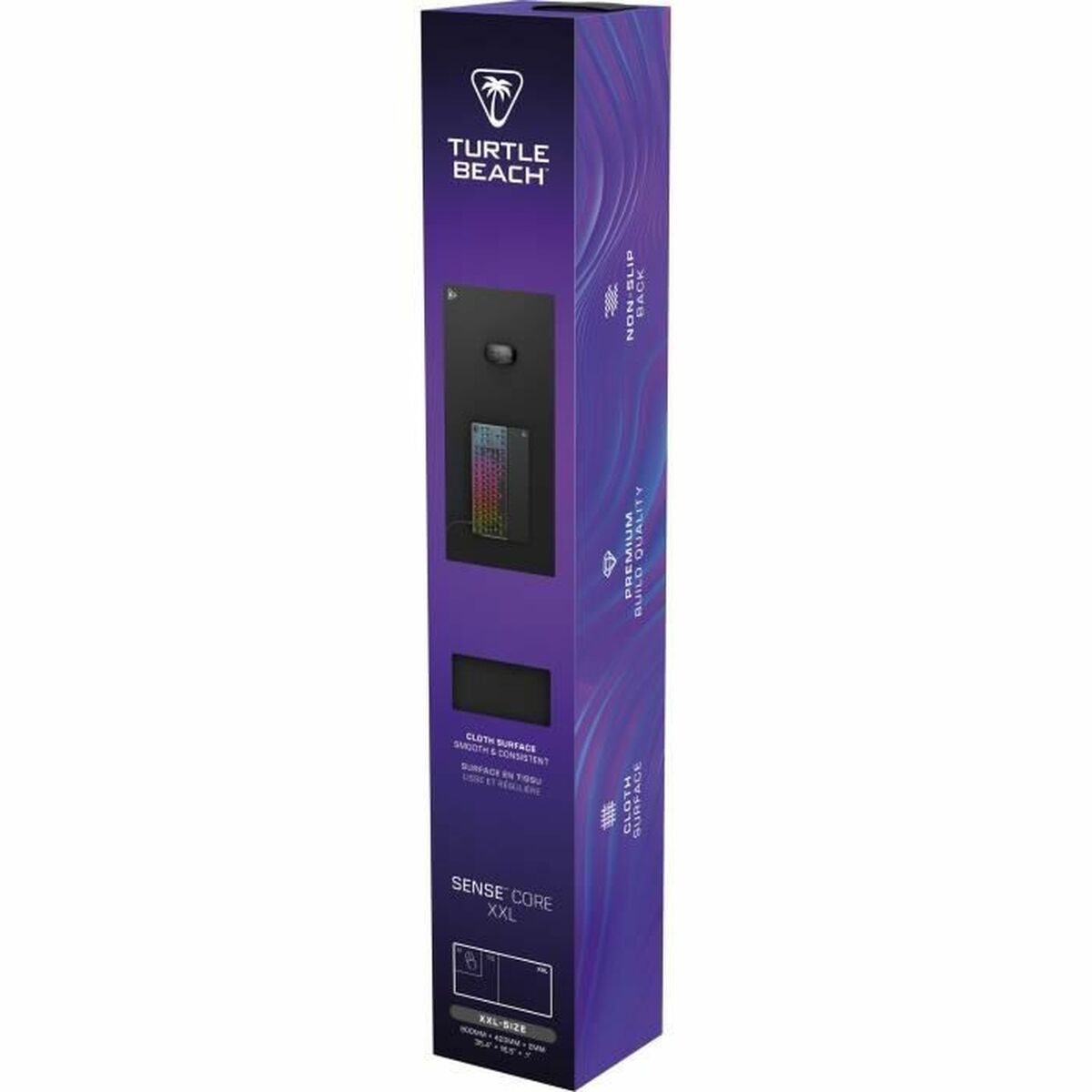 Covoraș de șoarece Turtle Beach Sense Core XXL Negru - Tehnică de calcul, Accesorii