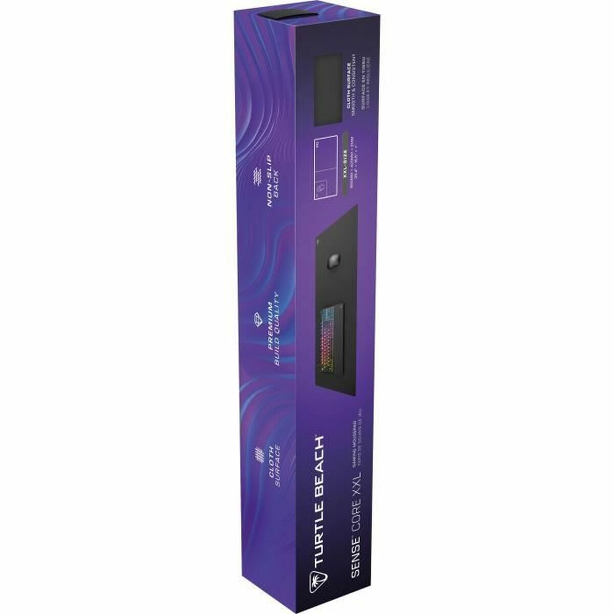 Covoraș de șoarece Turtle Beach Sense Core XXL Negru - Tehnică de calcul, Accesorii