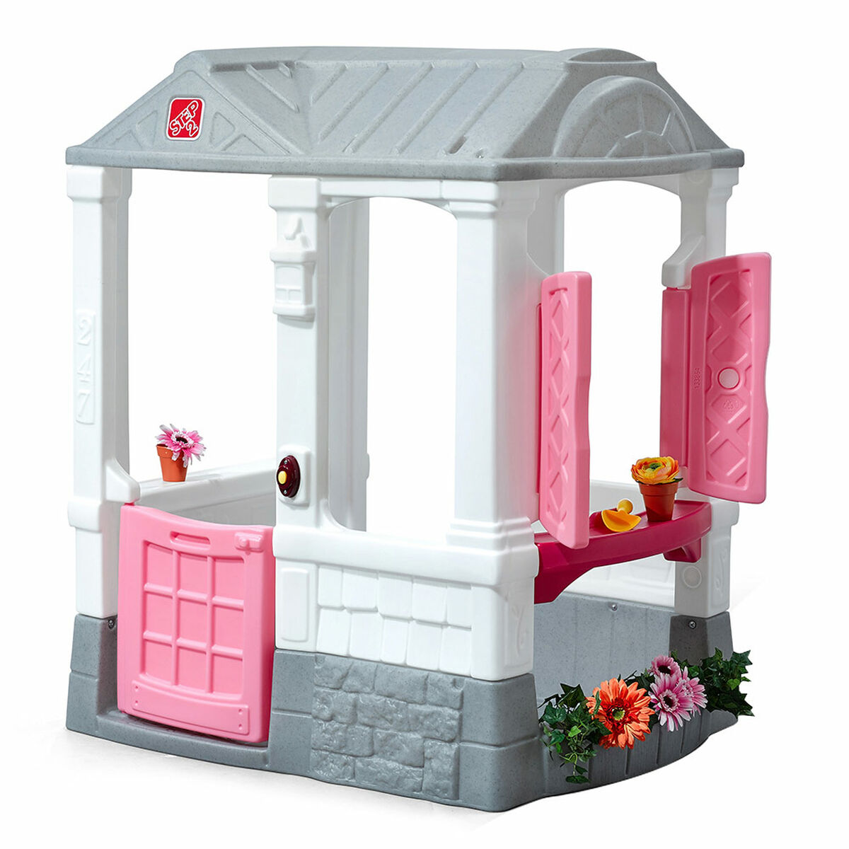 Casă pentru Copii de Joacă Step 2 Courtyard Cottage 118 x 100 x 83 cm - Jucarii si jocuri, În aer liber și sport