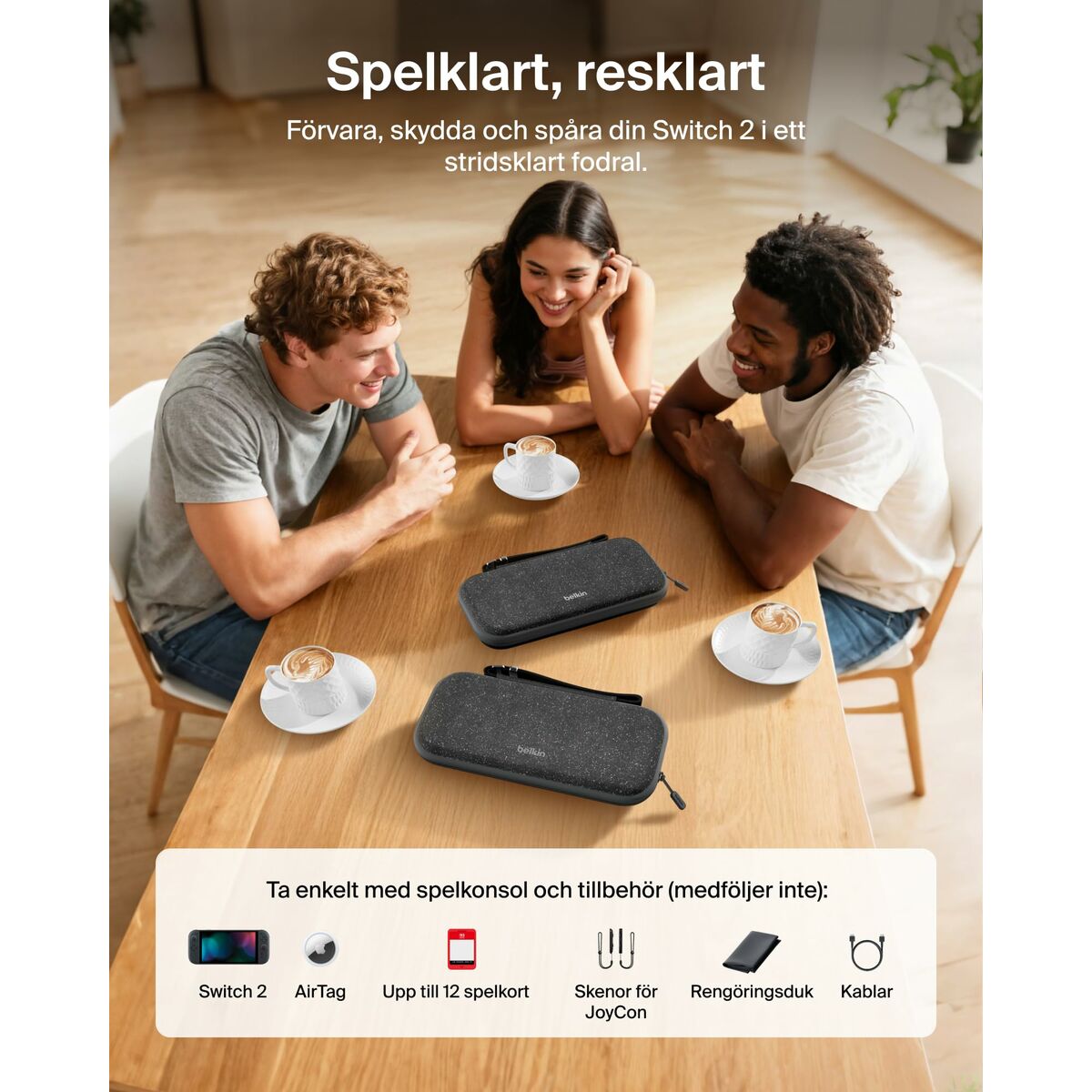 Carcasă pentru Nintendo Switch 2 Belkin Negru - Electronică, Joc video