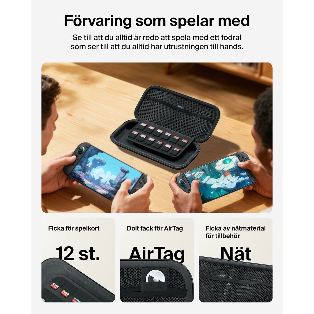 Carcasă pentru Nintendo Switch 2 Belkin Negru - Electronică, Joc video