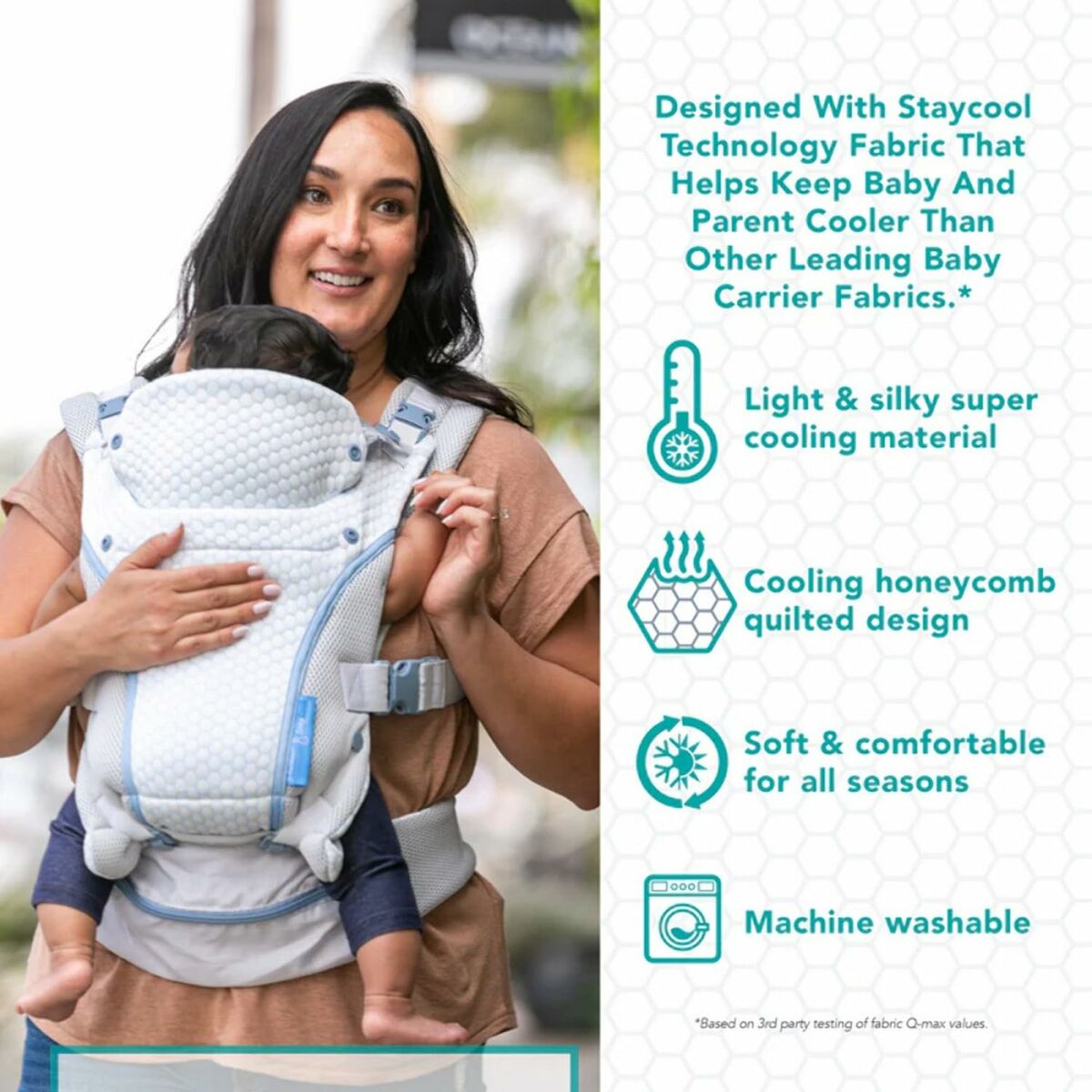 Rucsac port bebe Infantino Alb + 0 Luni 14,5 kg - Sport și în aer liber, Camping și drumeții