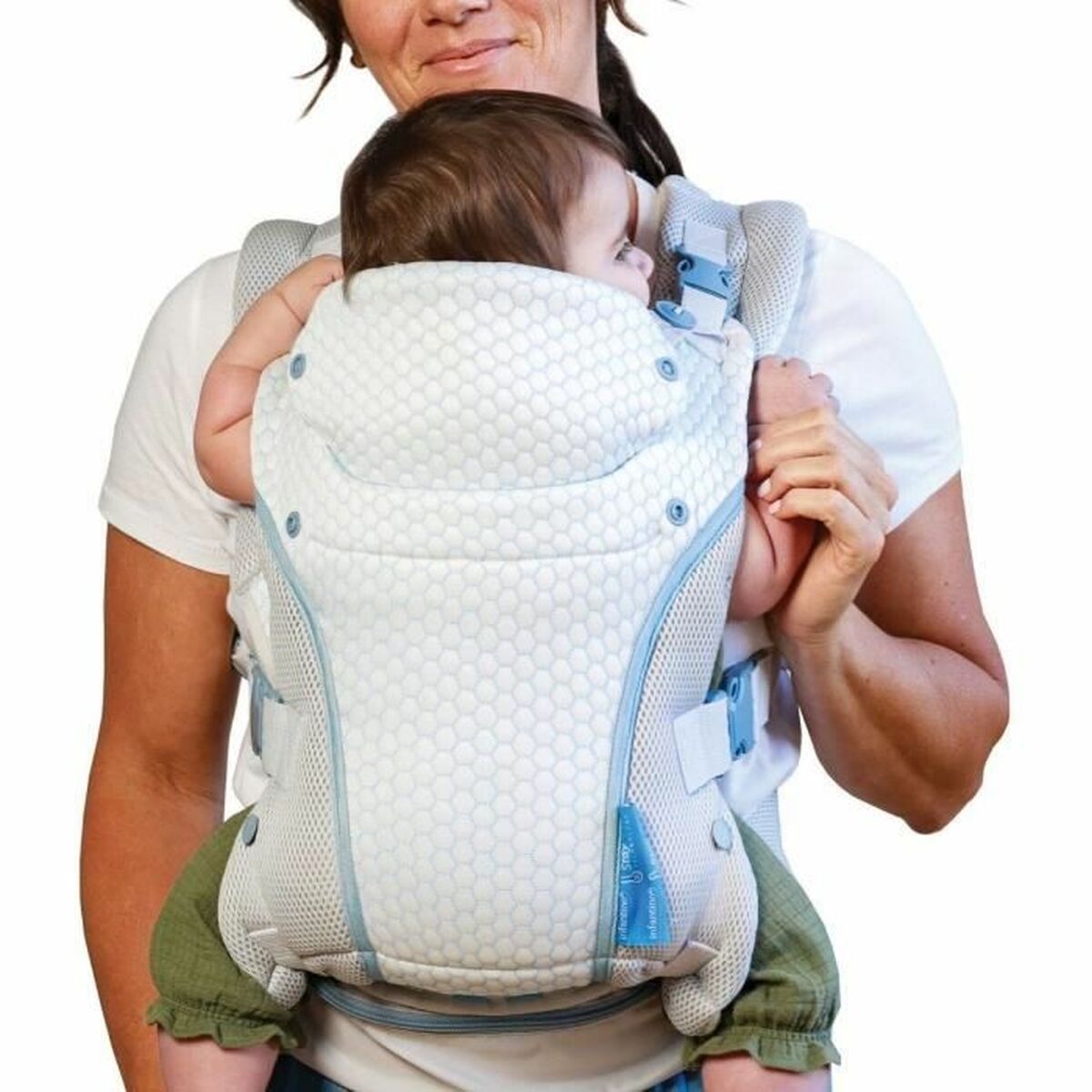 Rucsac port bebe Infantino Alb + 0 Luni 14,5 kg - Sport și în aer liber, Camping și drumeții