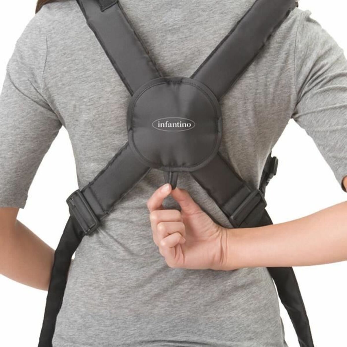 Rucsac port bebe Infantino Classic Carrier Negru + 0 Luni - Sport și în aer liber, Camping și drumeții