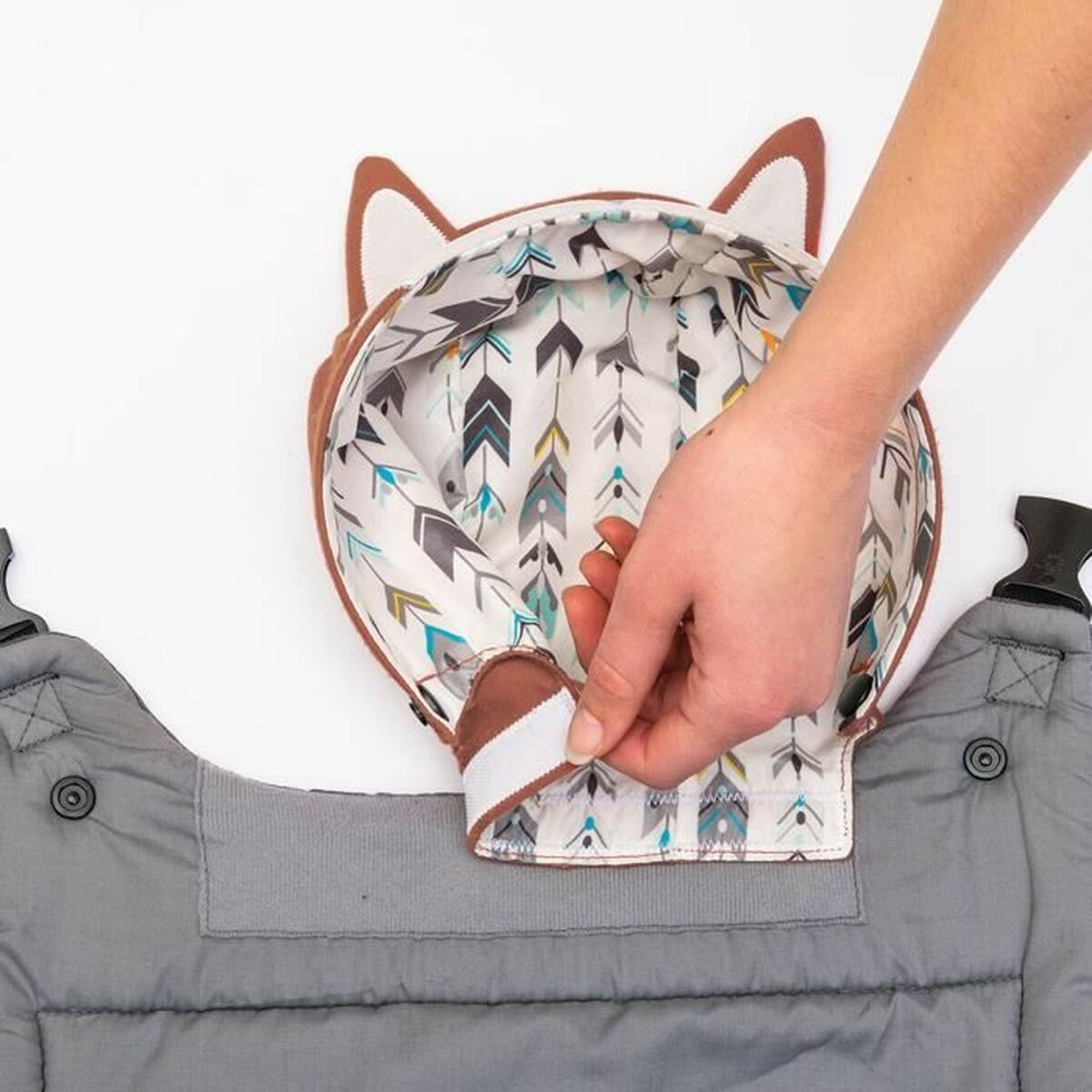 Rucsac port bebe Infantino Cuddle Up Fox + 6 Luni + 0 Luni - Sport și în aer liber, Camping și drumeții