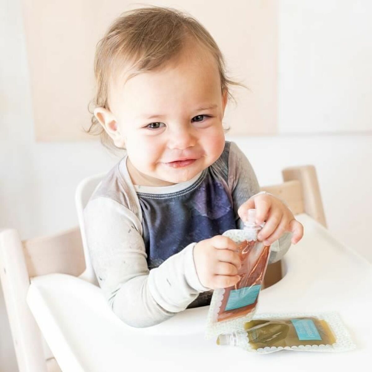 Recipient pentru conservarea alimentelor Infantino Alb Plastic - Bebelus, Alăptarea și hrănirea