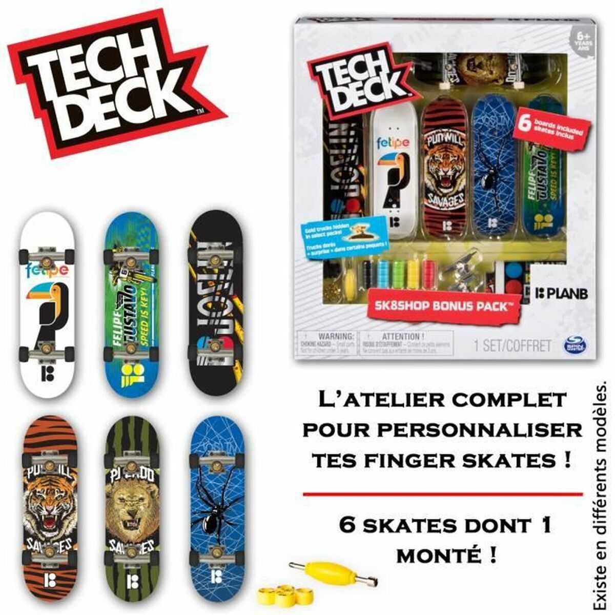 Skateboard jucărie pentru degete Tech Deck 6028845 - Jucarii si jocuri, Vehicule
