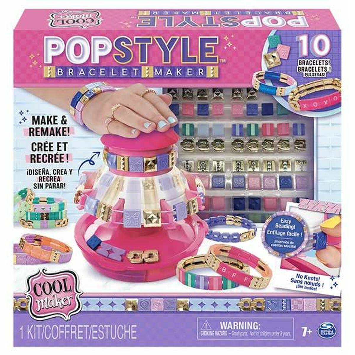 Kit de Creare Brățări Spin Master 6067289 Plastic - Jucarii si jocuri, Activități creative