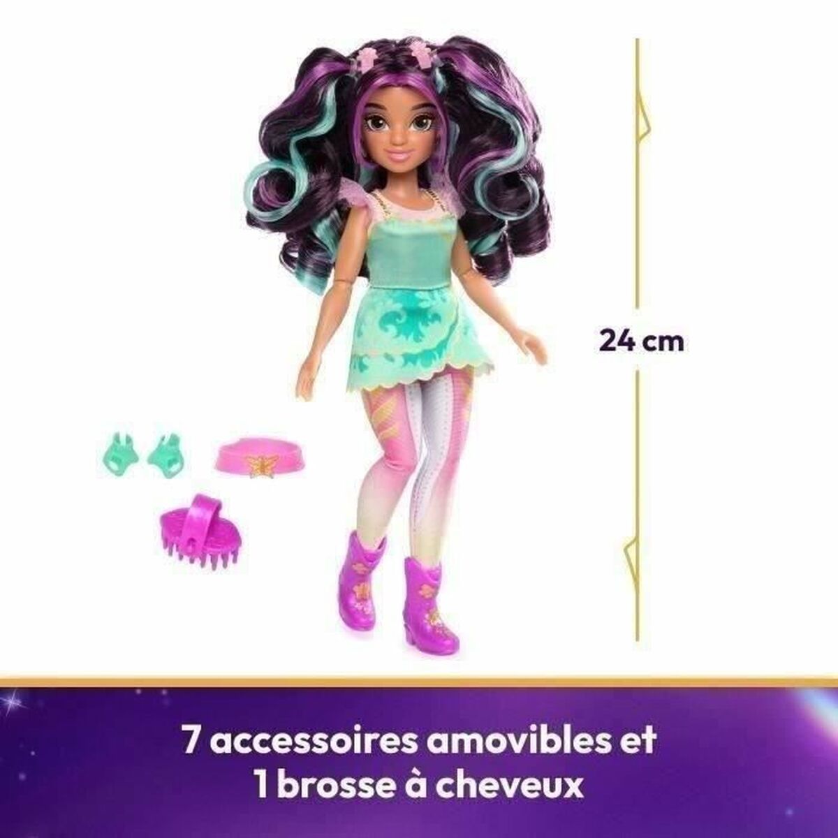 Păpușă bebeluș cu accesorii Spin Master Ava Unicorn Academy - Jucarii si jocuri, Păpuși și accesorii