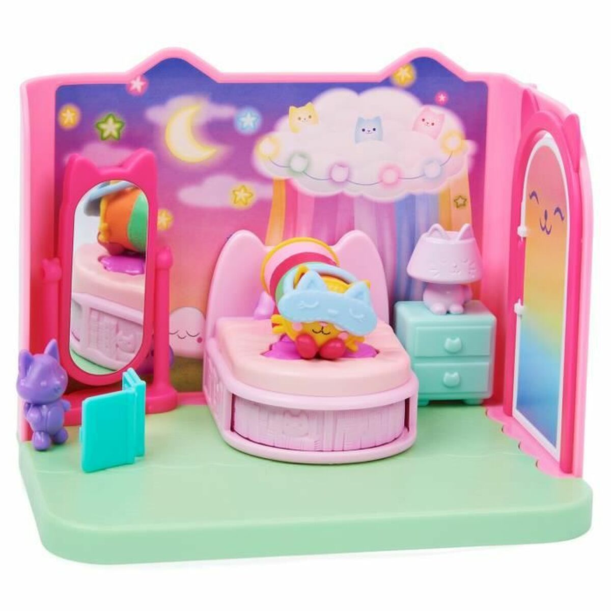 Casă de păpuși Spin Master Gabby and the Magic House La Chambre de Polochat - Jucarii si jocuri, Păpuși și accesorii