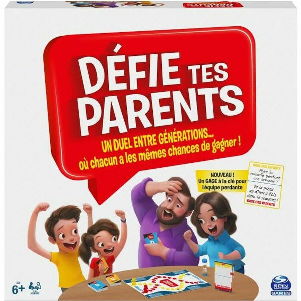 Joc de Masă Spin Master Challenge your parents Bets (FR) - Jucarii si jocuri, Jocuri și accesorii