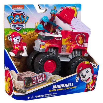 Camion de Pompieri PAW Patrol Marshall, Roți de Salvare (Rescue Wheels), Vehicul cu Echipament, 3+ Ani - Jucarii si jocuri, Activități creative