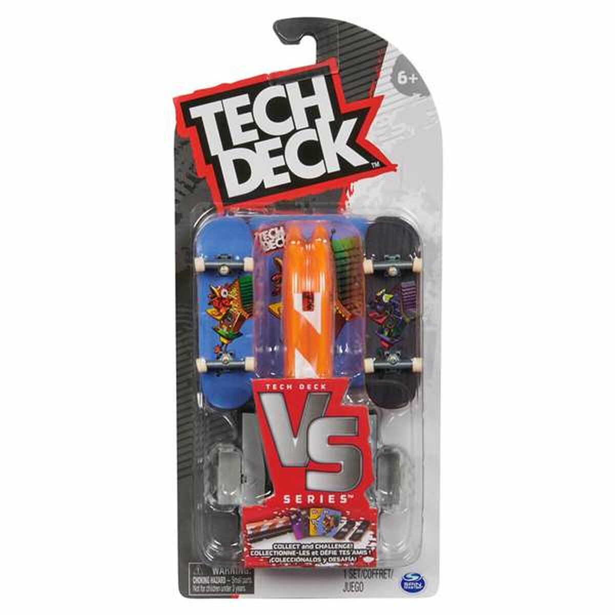 Set de skateboard pentru degete Tech Deck 2 Piese - Jucarii si jocuri, Vehicule