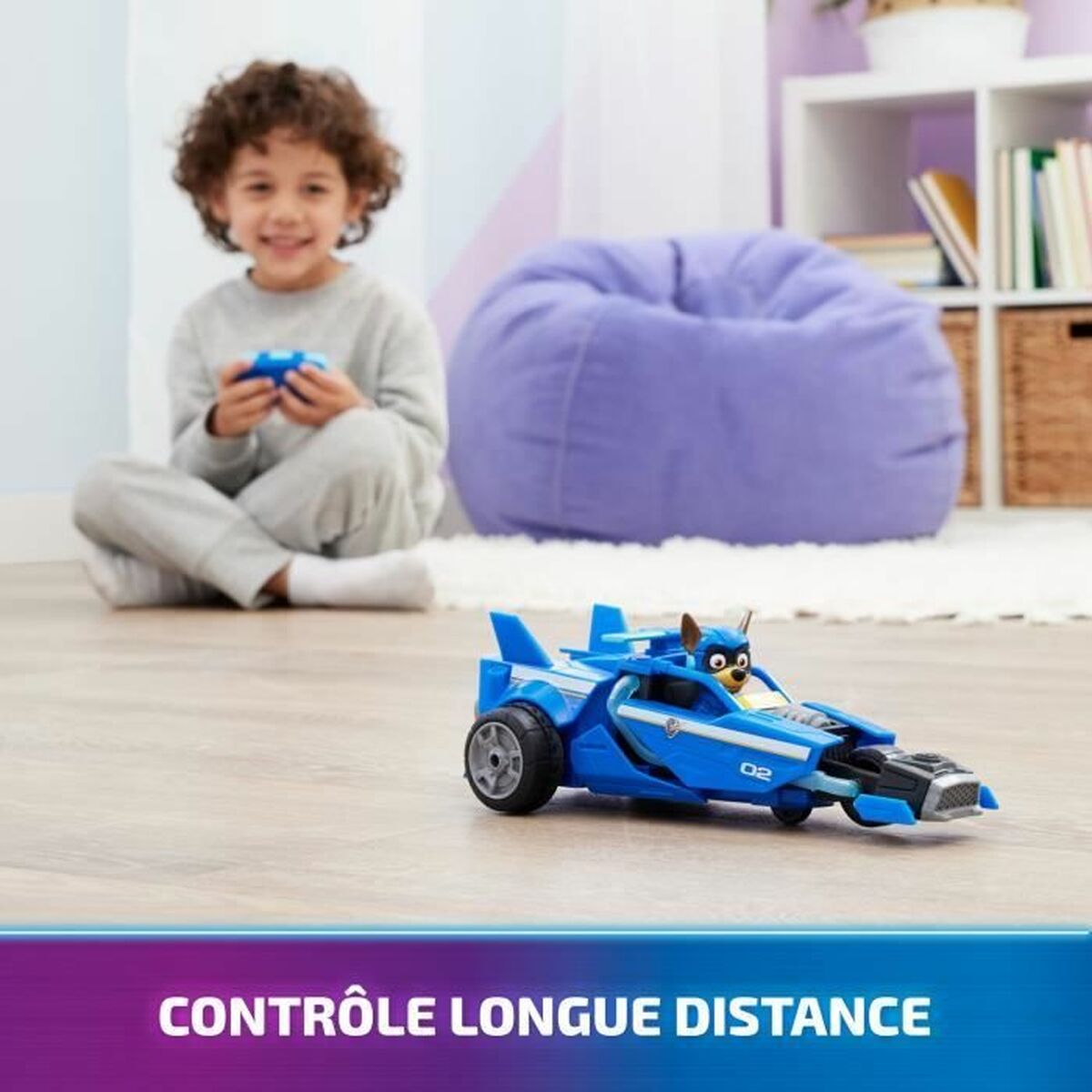 Mașină Radio Control The Paw Patrol Auriu* Negru/Albastru - Jucarii si jocuri, Vehicule