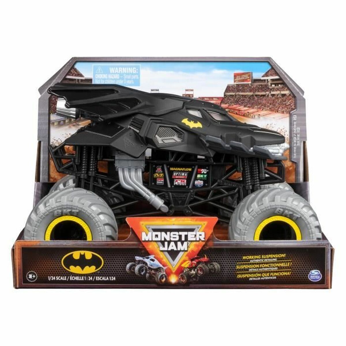 Mașină de jucărie Spin Master Monster Jam Negru 1:24 - Jucarii si jocuri, Vehicule