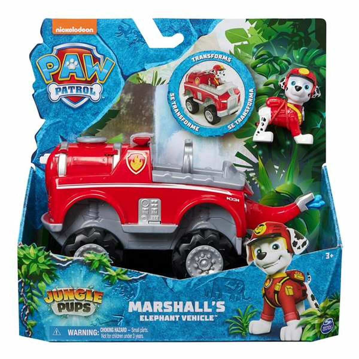 Mașină de jucărie The Paw Patrol Jungle Multicolor Negru/Albastru - Jucarii si jocuri, Vehicule