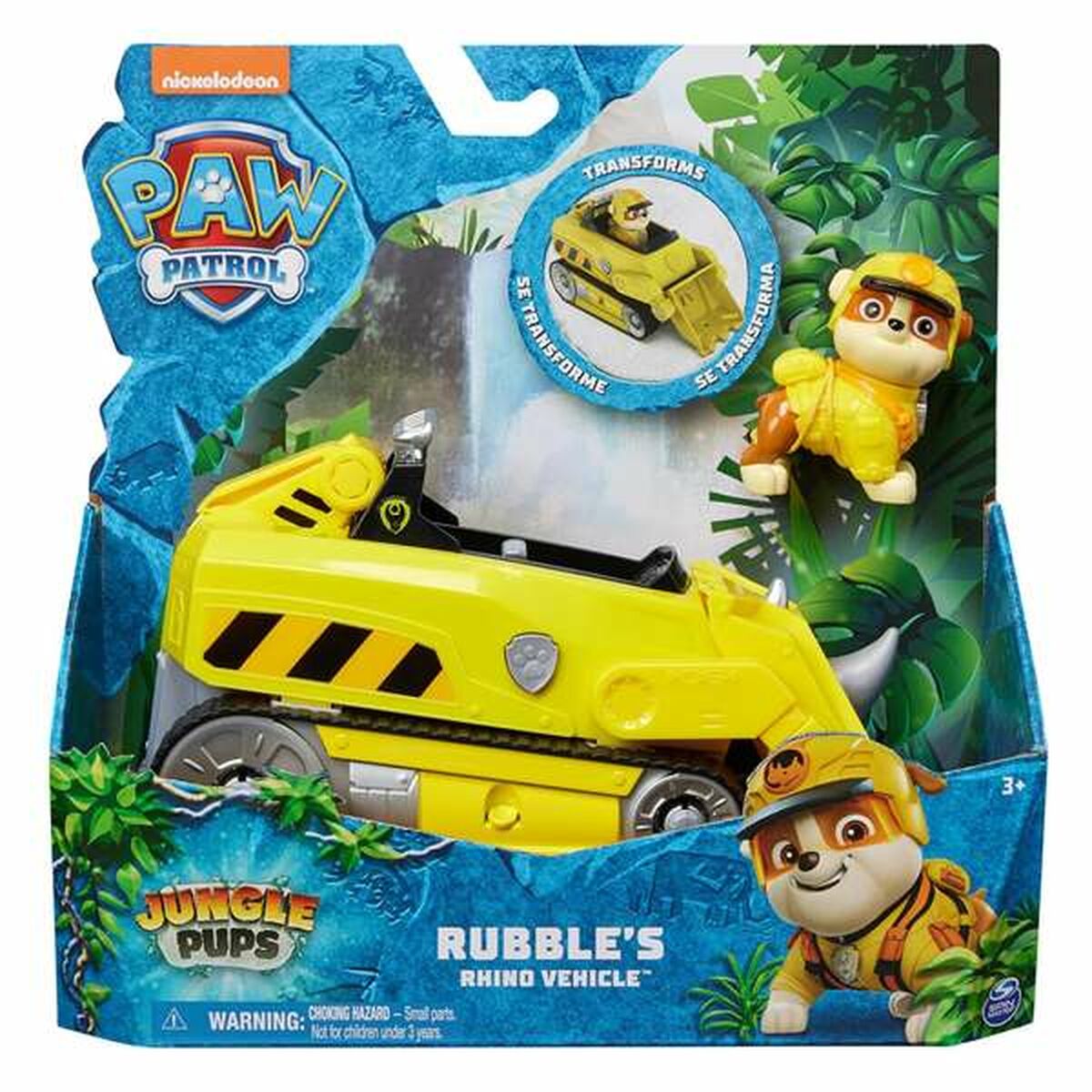 Mașină de jucărie The Paw Patrol Jungle Multicolor Negru/Albastru - Jucarii si jocuri, Vehicule