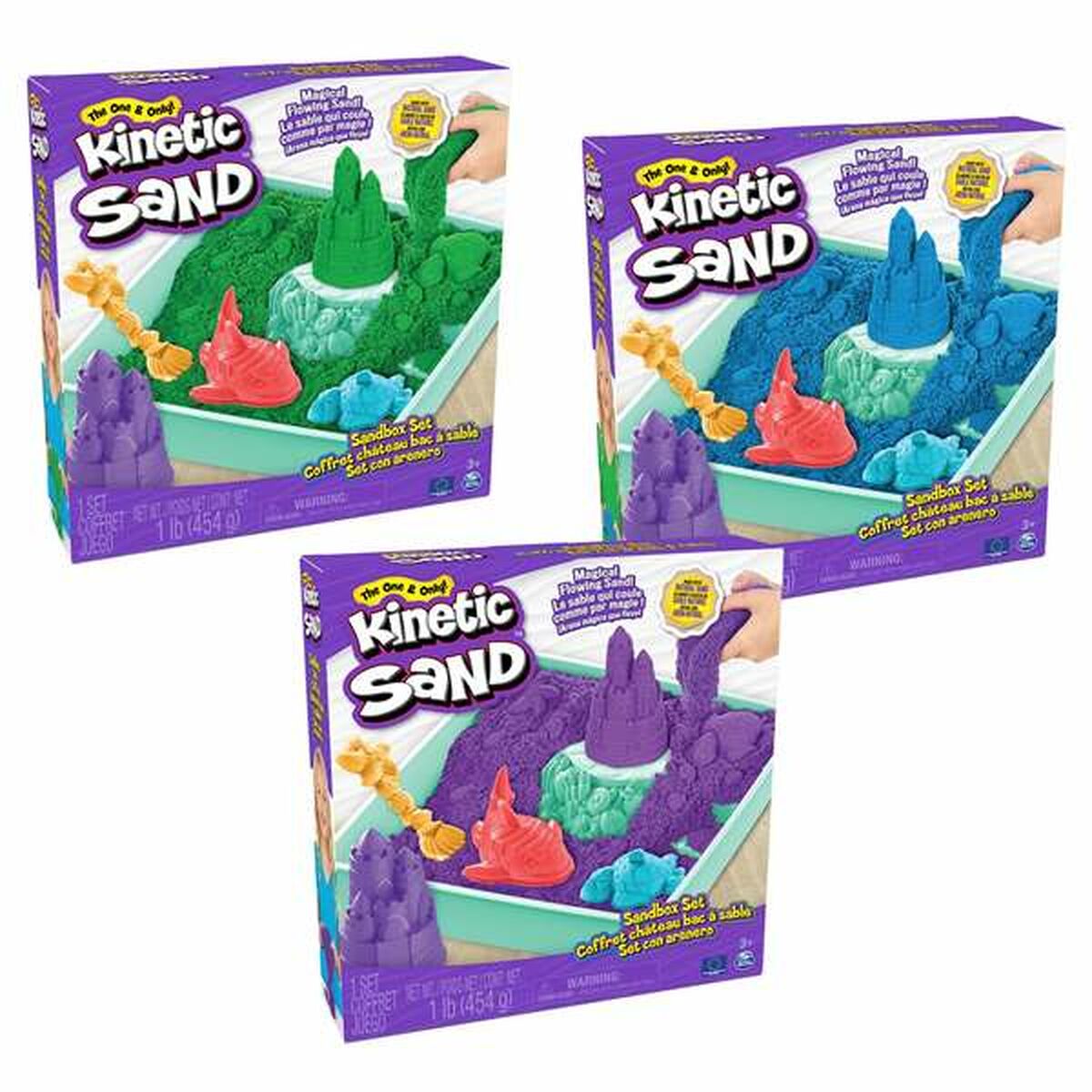 Nisip Magic Spin Master Kinetic Sand 27 x 28 x 6 cm - Jucarii si jocuri, Activități creative