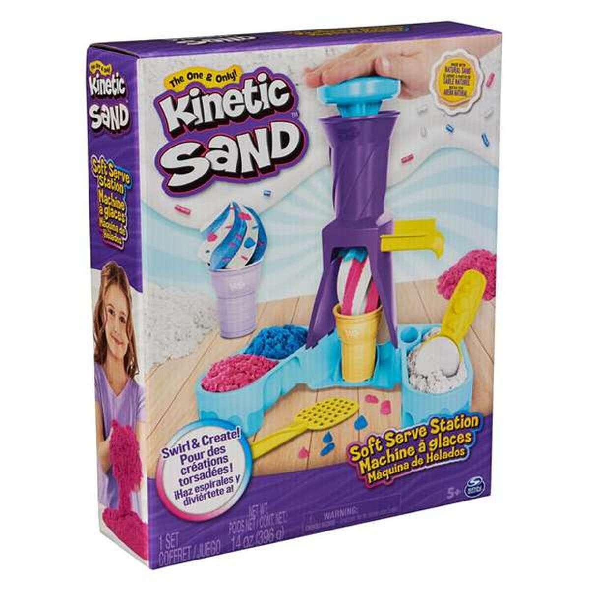 Nisip Magic Spin Master Machine a glaces - Jucarii si jocuri, Activități creative