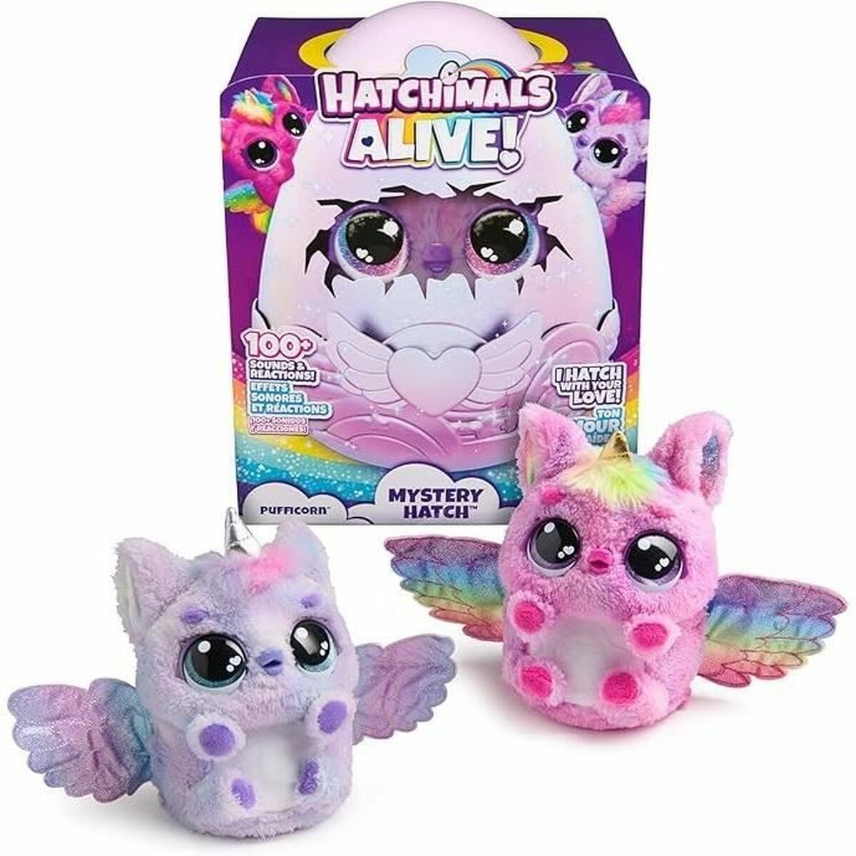 Păpușă Bebe Spin Master Pufficorn Hatchimals Alive Secret Hatch - Jucarii si jocuri, Păpuși și accesorii