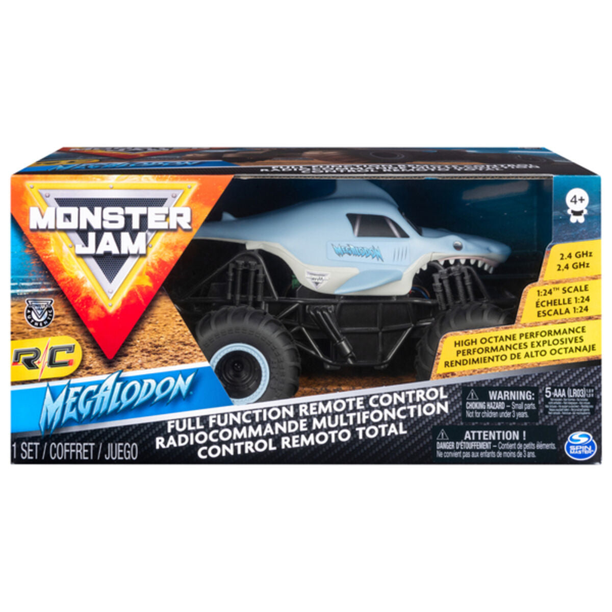 Mașină Radio Control Monster Jam Megalodon 1:24 - Jucarii si jocuri, Vehicule