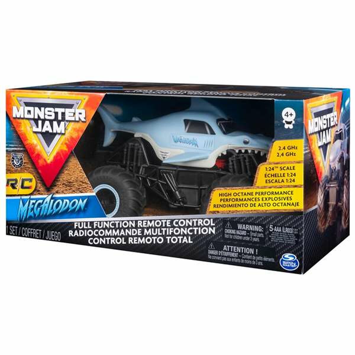 Mașină Radio Control Monster Jam Megalodon 1:24 - Jucarii si jocuri, Vehicule