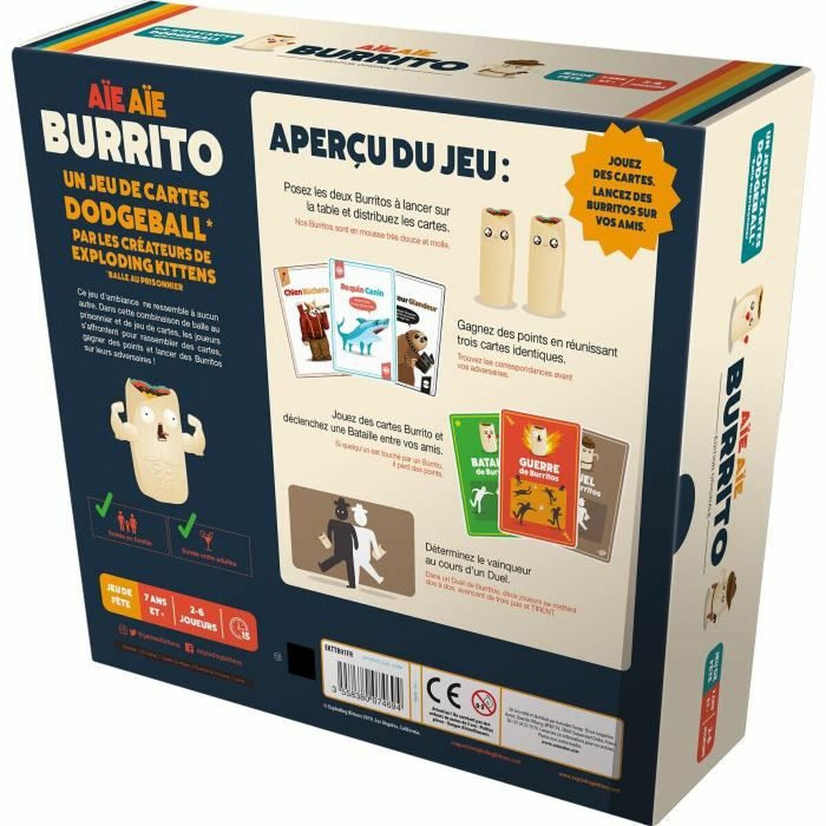 Joc de Masă Asmodee Aïe Aïe Burrito (FR) - Jucarii si jocuri, Jocuri și accesorii