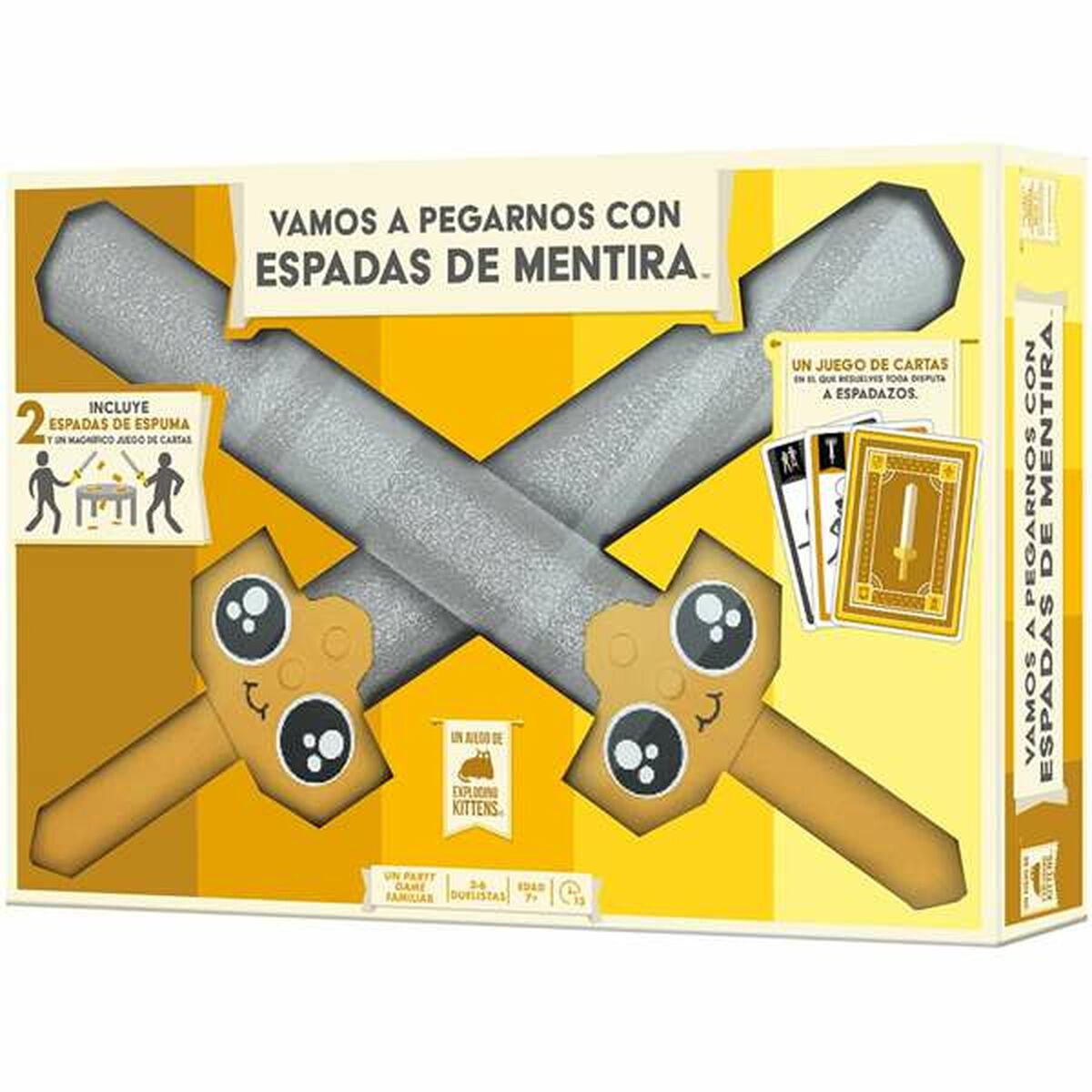 Joc de Masă Asmodee Vamos a pegarnos con espadas de mentira - Jucarii si jocuri, Jocuri și accesorii
