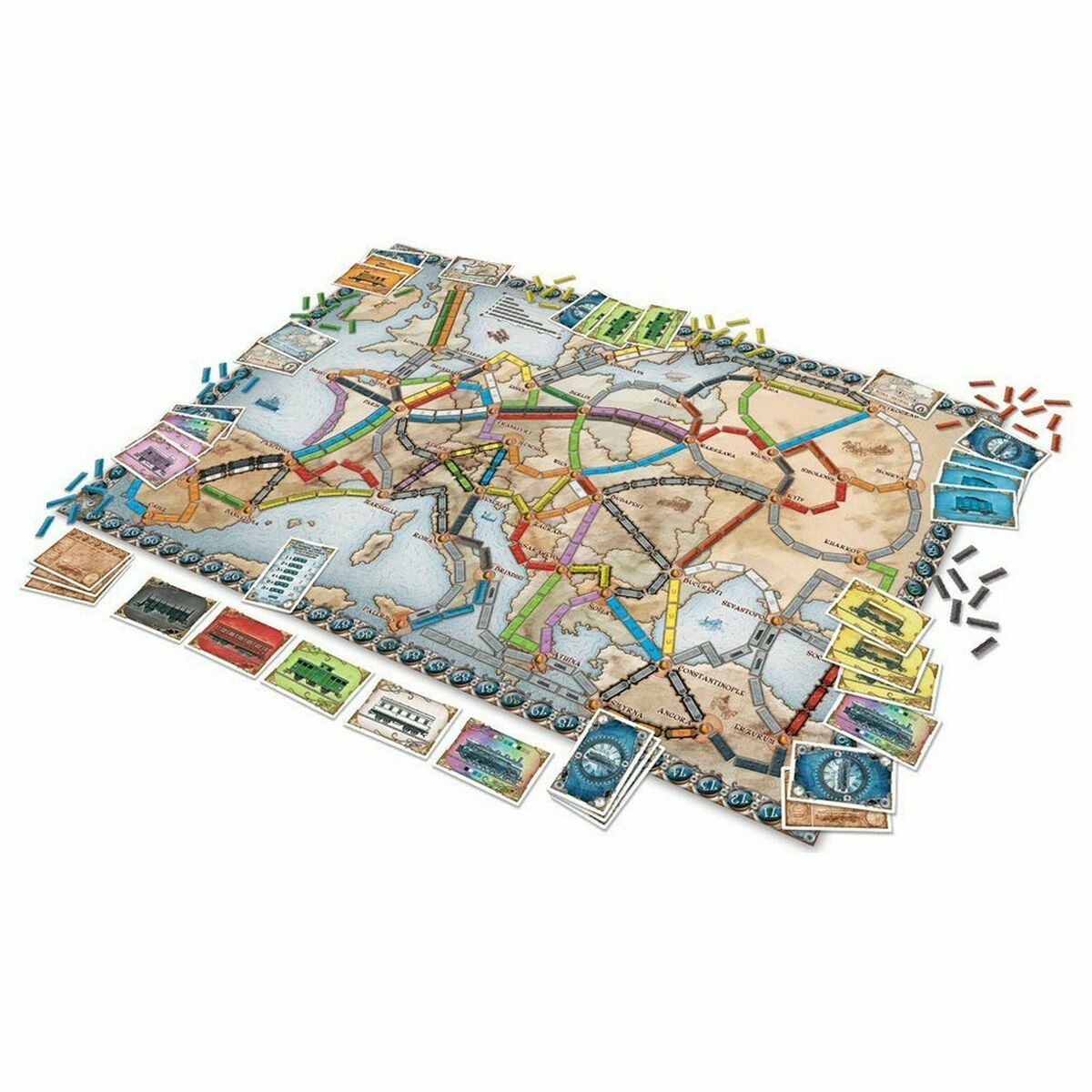 Joc de Masă ¡Aventureros al Tren! Europa Asmodee (ES) - Jucarii si jocuri, Jocuri și accesorii