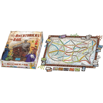 Joc de Masă Asmodee The Adventurers of Rail USA (FR) - Jucarii si jocuri, Jocuri și accesorii