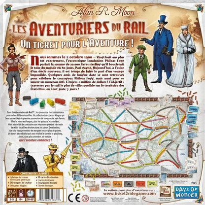 Joc de Masă Asmodee The Adventurers of Rail USA (FR) - Jucarii si jocuri, Jocuri și accesorii