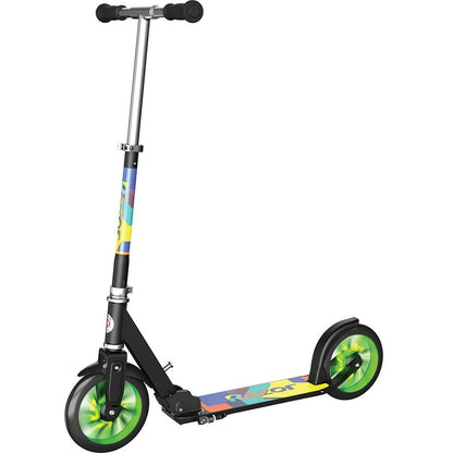 Trotinetă A5 Lux Light-Up Razor 13073033 Negru Verde Multicolor - Sport și în aer liber, Mobilitate urbană