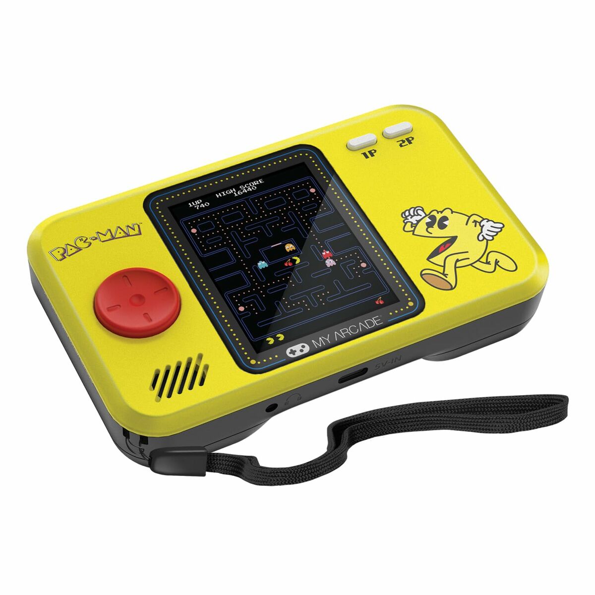 Consolă de Jocuri Portabilă My Arcade Pocket Player PRO - Pac-Man Retro Games Galben - Jucarii si jocuri, Jucării electronice