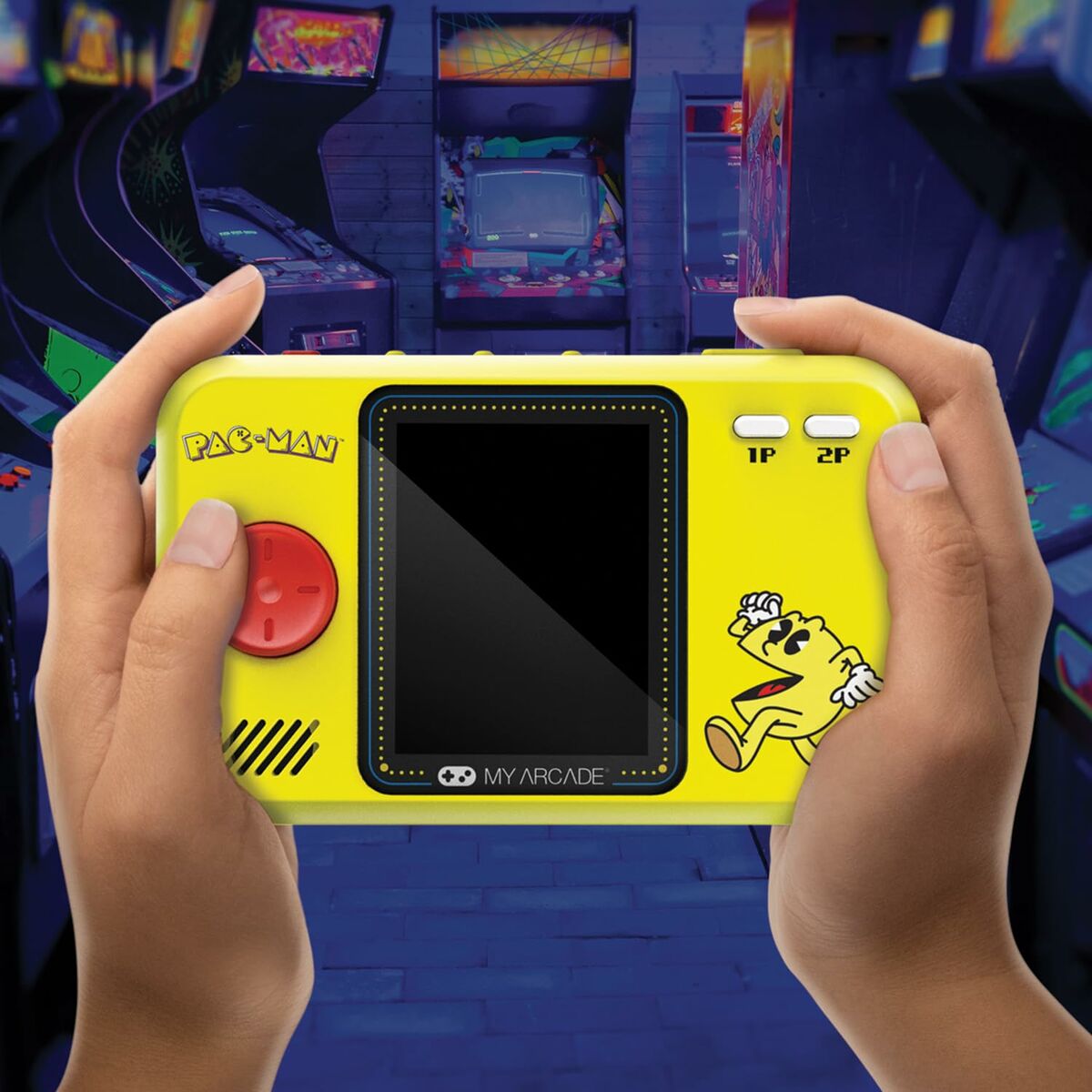Consolă de Jocuri Portabilă My Arcade Pocket Player PRO - Pac-Man Retro Games Galben - Jucarii si jocuri, Jucării electronice