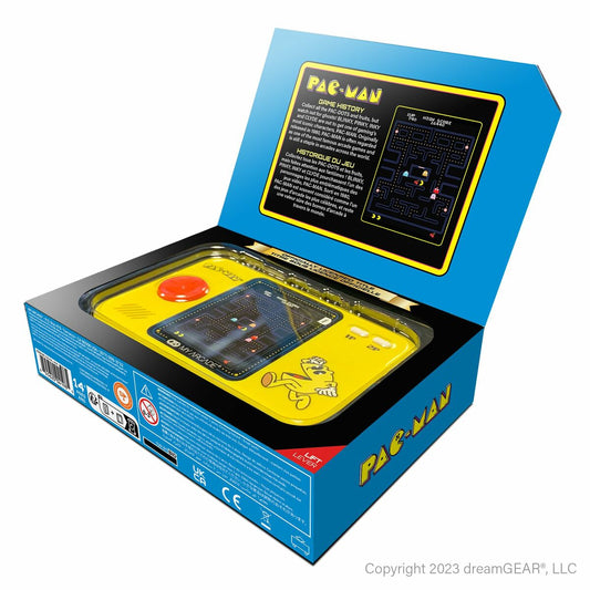 Consolă de Jocuri Portabilă My Arcade Pocket Player PRO - Pac-Man Retro Games Galben - Jucarii si jocuri, Jucării electronice