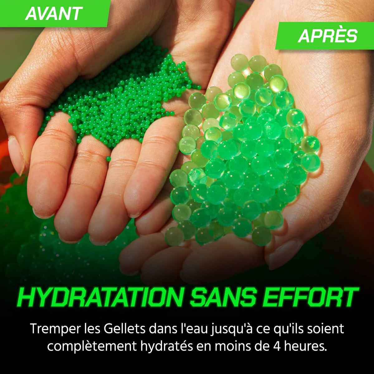 Bile de înlocuire pentru pistol Gel Blaster Gellets™ - Jucarii si jocuri, În aer liber și sport