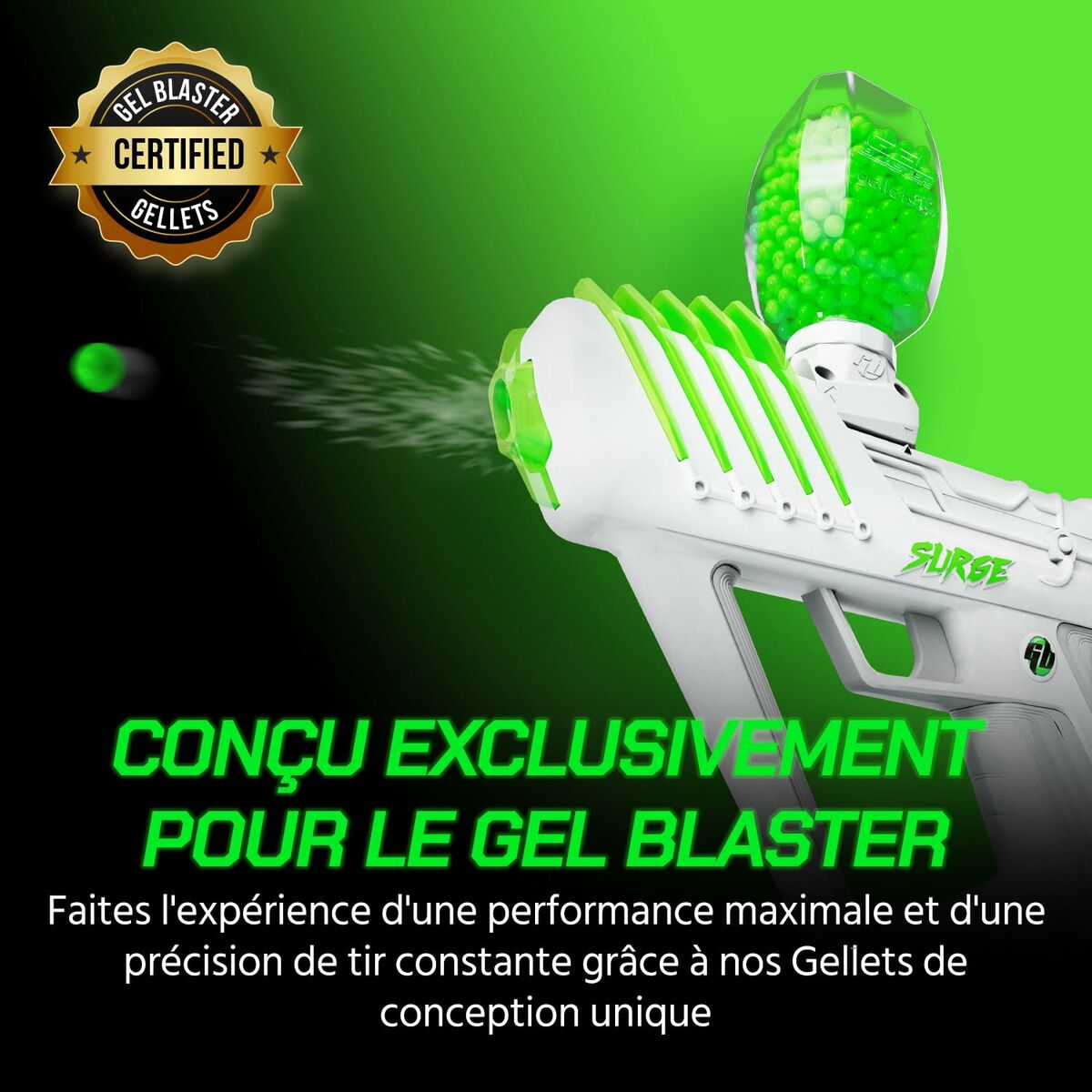 Bile de înlocuire pentru pistol Gel Blaster Gellets™ - Jucarii si jocuri, În aer liber și sport