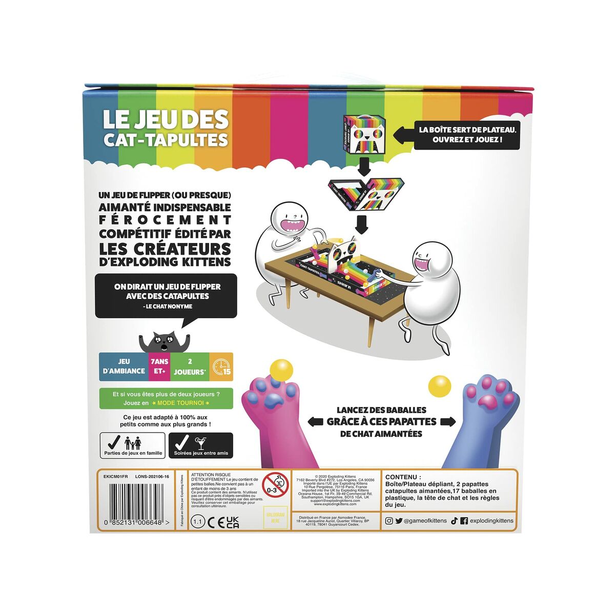Joc de Masă Asmodee Le Jeu des Cat-Tapultes (FR) - Jucarii si jocuri, Jocuri și accesorii